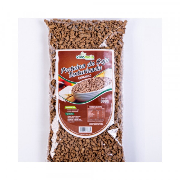 PROTEINA SOJA TEXTURIZADA CARAMELO  300g