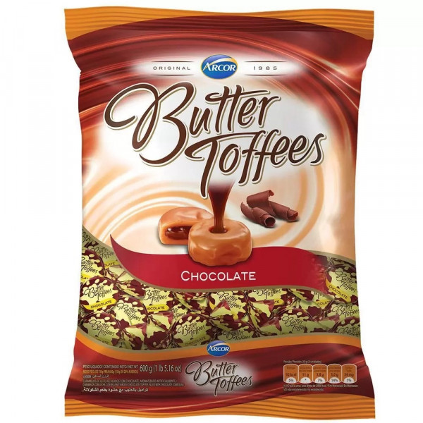 BALA BUTTER TOFFEES CHOCOLATE  500g