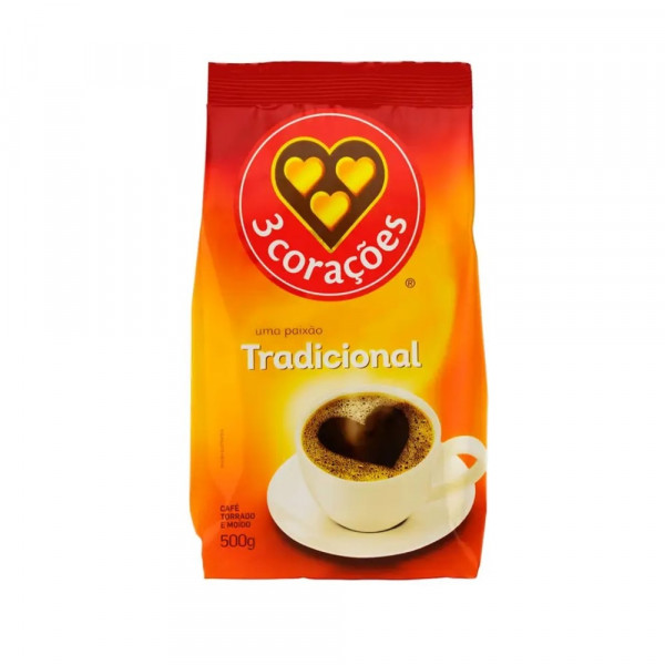 CAFE 3 CORACOES TRADICIONAL 500g