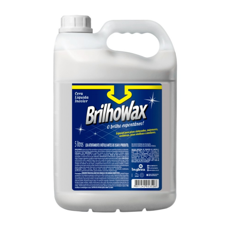 CERA INGLEZA BRILHOWAX INCOLOR  5L