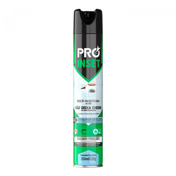 INSETICIDA PROINSET MULTI SEM CHEIRO 250ml - 120g
