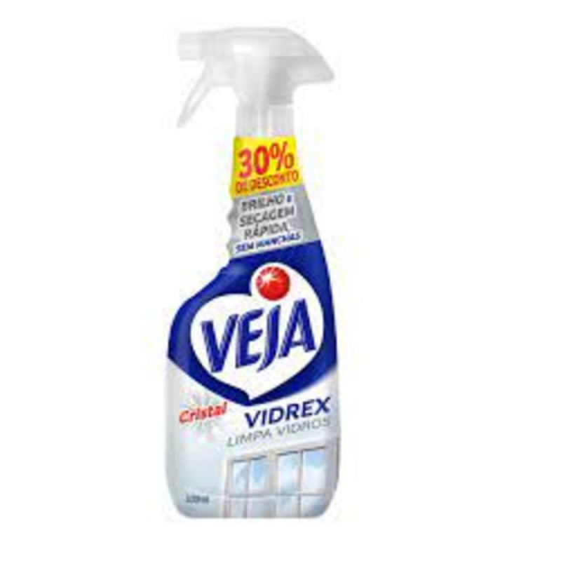 LIMPA VIDRO VEJA VIDREX CRISTAL APARELHO 500ml