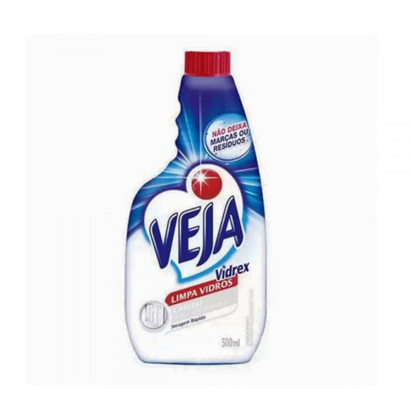 LIMPA VIDRO VEJA VIDREX CRISTAL REFIL 500ml