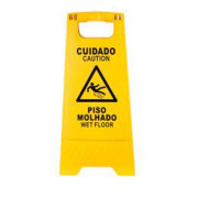 PLACA SINALIZADORA PISO MOLHADO SANTA CLARA PLACA SINALIZADORA PISO MOLHADO SANTA CLARA