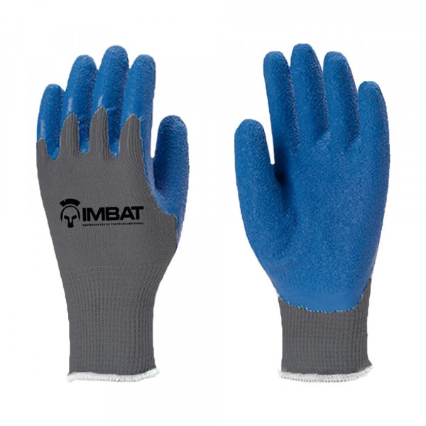 LUVA NITRILICA SAFETY MALHA BANHADA AZUL 10 REF.:1002L