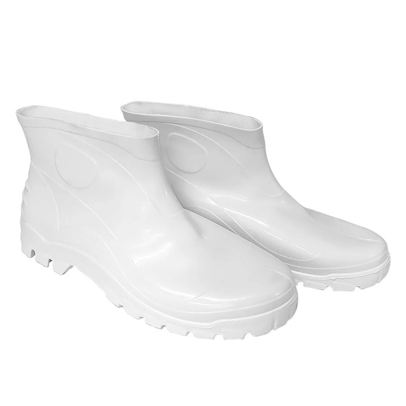 BOTA BORRACHA CANO CURTO BRANCA  Nº38