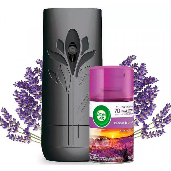BOM AR FRESHMATIC APARELHO + FLOR ALGODAO REFIL  250ml