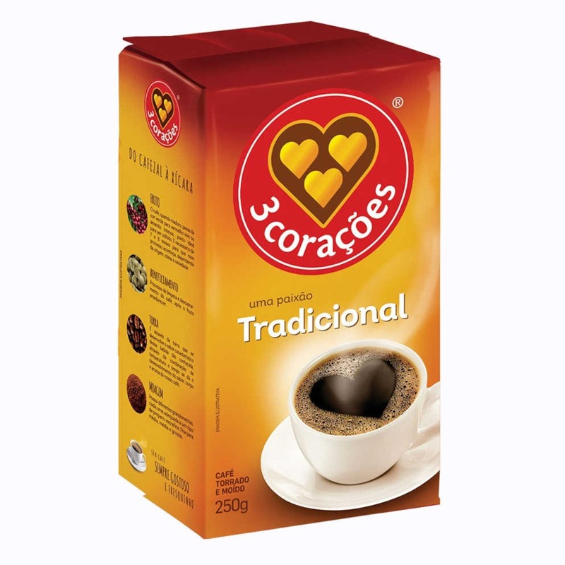 CAFE 3 CORACOES EXTRA FORTE  VACUO 500G