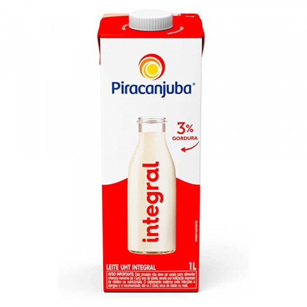 LEITE INTEGRAL PIRACANJUBA 1L