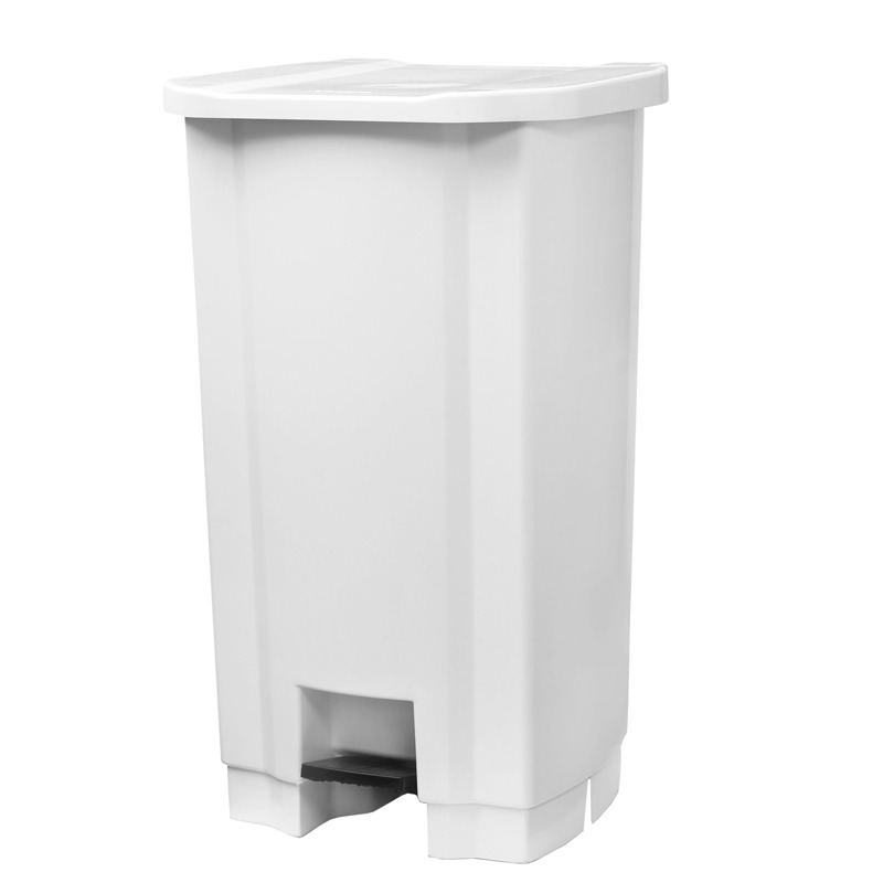 LIXEIRA LICITA TONK PEDAL BRANCA 100L