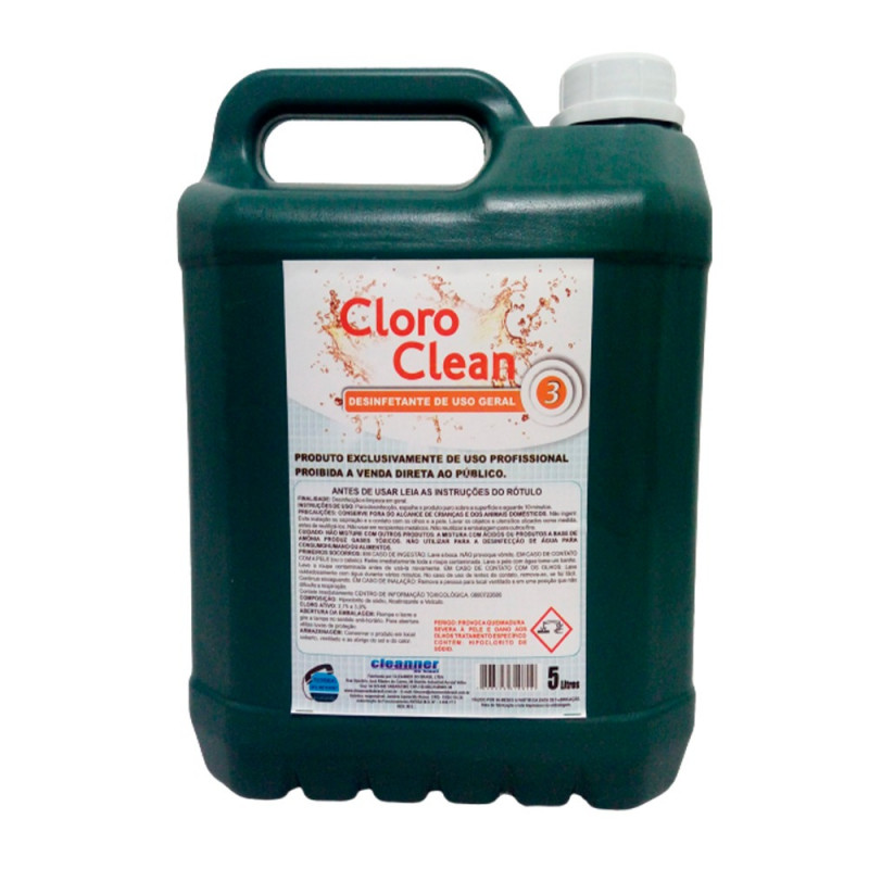 CLORO SEVEN GREEN  SUPER KLIN 3%  5L