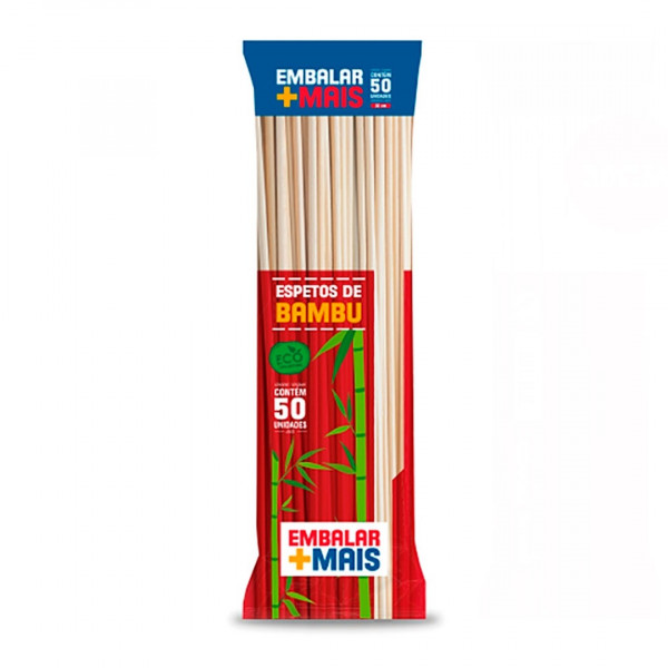 ESPETO BAMBU CHURRASCO  30x50Un