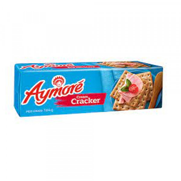 BISCOITO AYMORE CREAM CRACKER  164g