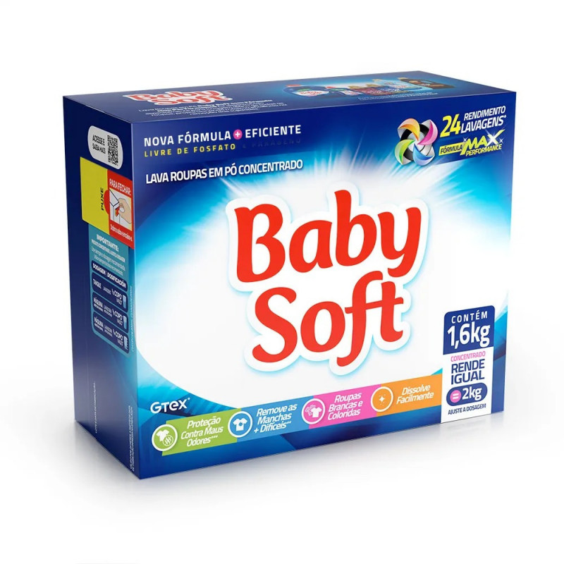 SABAO PO CONCENTRADO BABY SOFT 1,6Kg SABAO PO CONCENTRADO BABY SOFT 1,6Kg