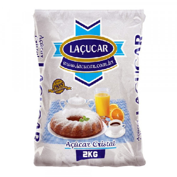 ACUCAR CRISTAL LACUCAR 2Kg