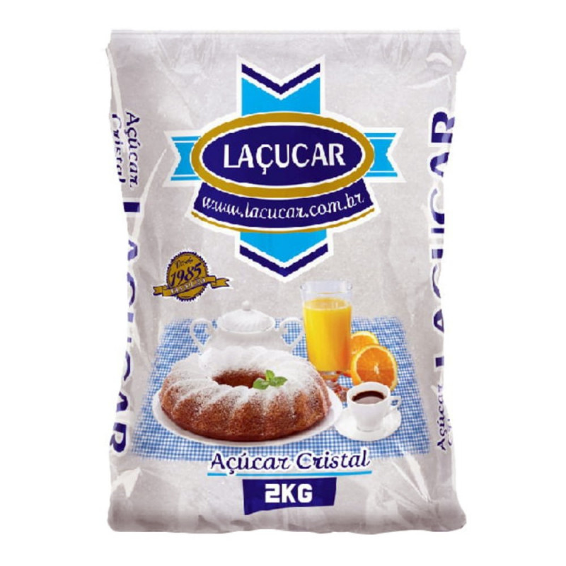ACUCAR CRISTAL LACUCAR 2Kg