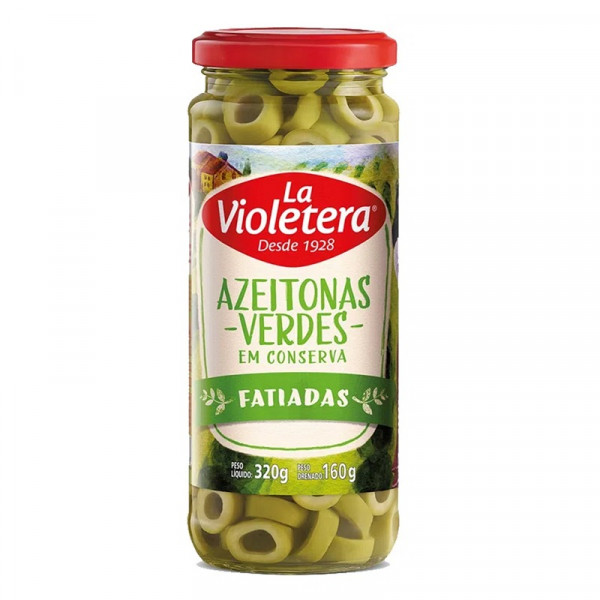 AZEITONA GALLO FATIADA VERDE  160g