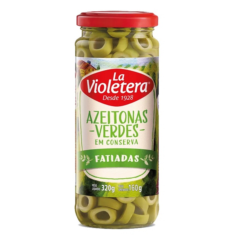 AZEITONA GALLO FATIADA VERDE  160g