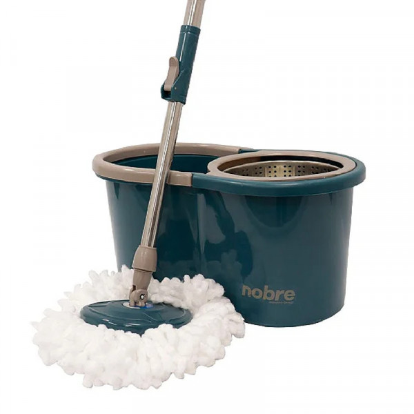 MOP GIRATORIO BALDE CESTO INOX ROTARY NOBRE 2 REFIS 13L