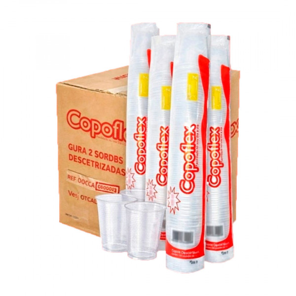 COPO DESCARTAVEL COPOFLEX TRANSPARENTE 2500x200ml