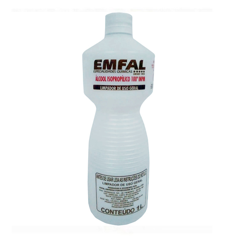 ALCOOL LIQUIDO ISOPROPILICO EMFAL  1L