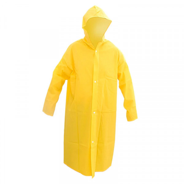 CAPA CHUVA PVC MANGA AMARELO  G