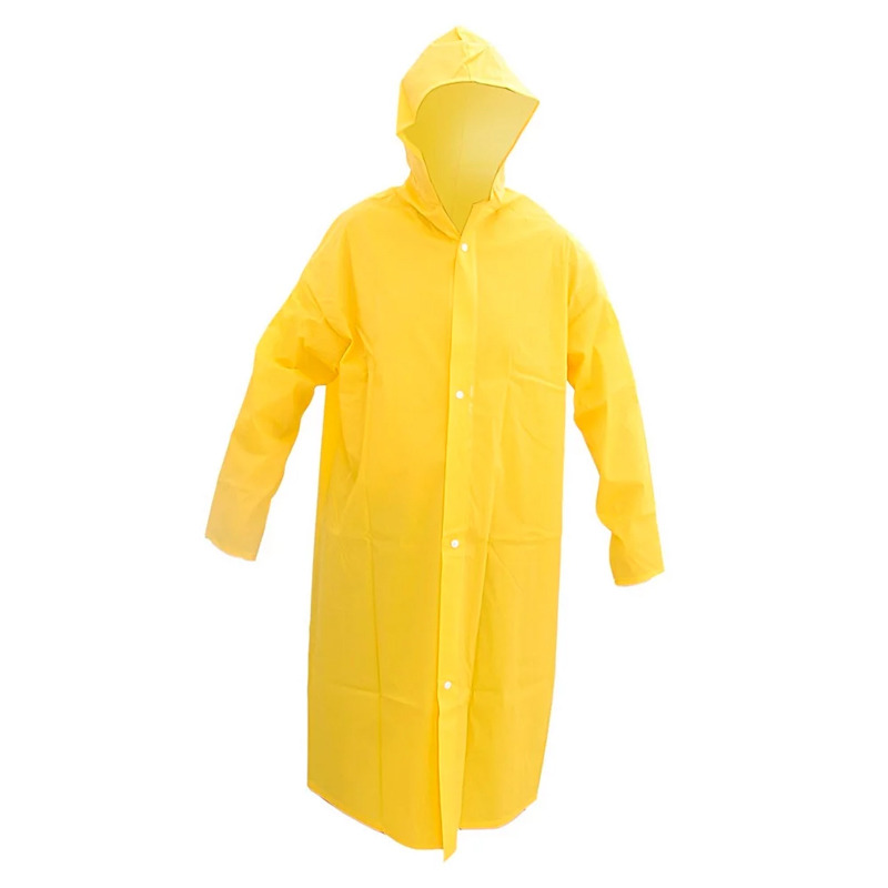 CAPA CHUVA PVC MANGA AMARELO  G