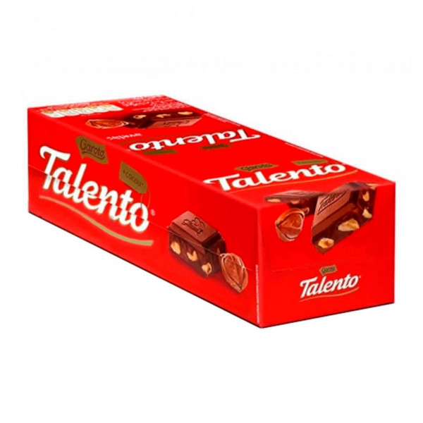 CHOCOLATE TALENTO MINI AVELA (VERMELHO)  15x25g