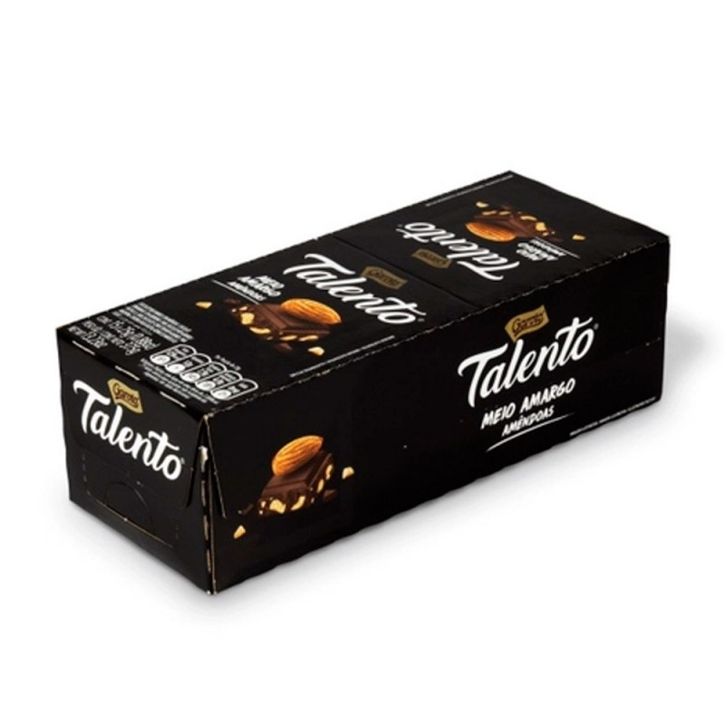 CHOCOLATE TALENTO MINI MEIO AMARGO  15x25g