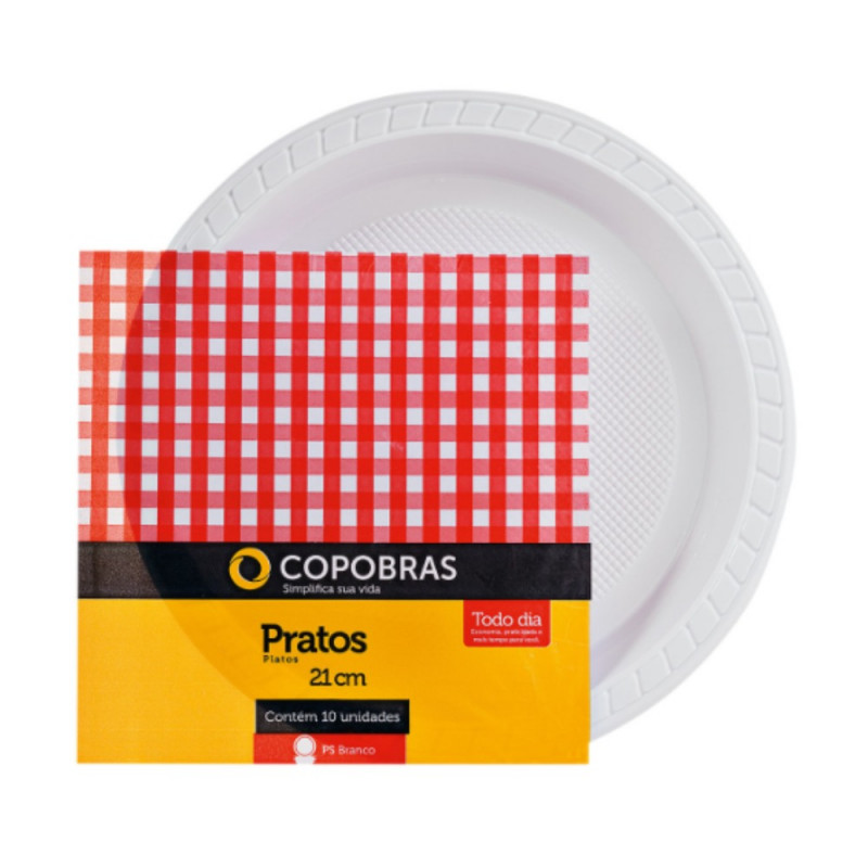 PRATO COPOBRAS 21cmx10Un