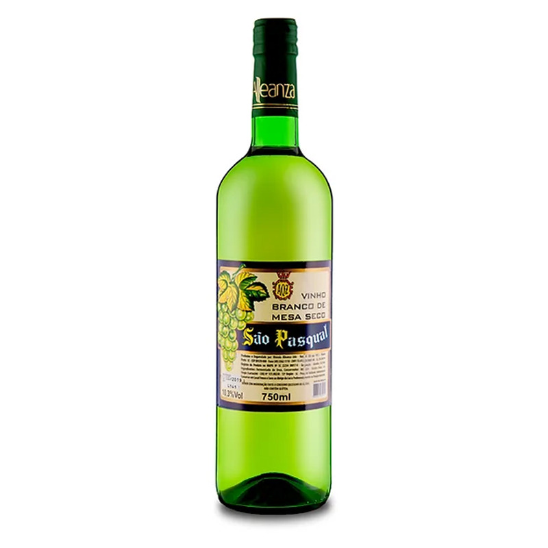 VINHO SAO PASQUAL BRANCO SECO 750ML