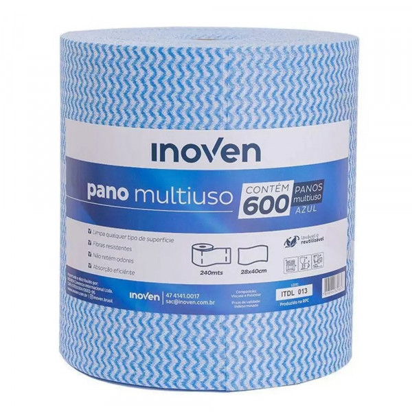 PANO HIG MULTIUSO INOVEN AZUL  28x240m