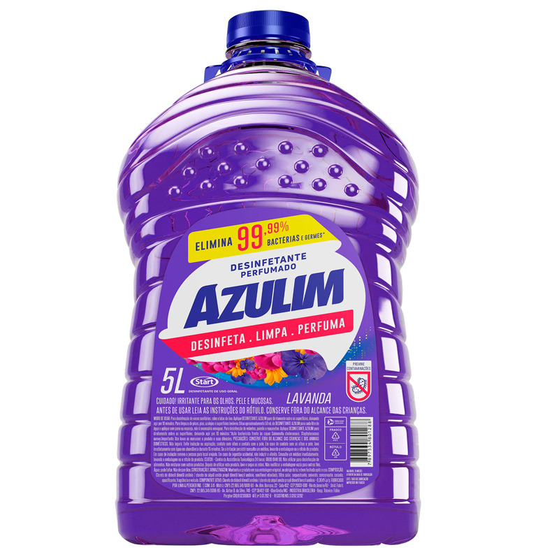DESINFETANTE AZULIM LAVANDA  5 L