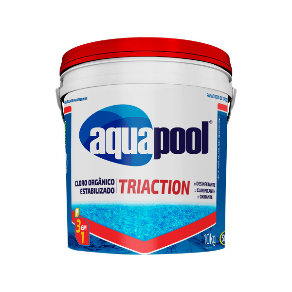 CLORO GRANULADO TRIACTION AQUAPOOL 10Kg CLORO GRANULADO TRIACTION AQUAPOOL 10Kg