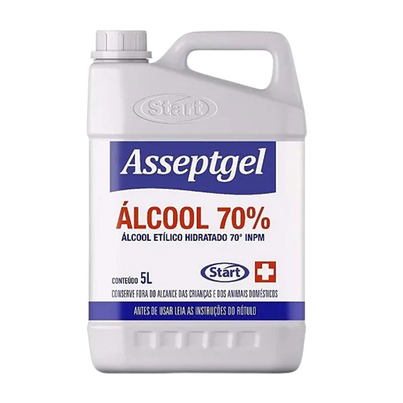 ALCOOL LIQUIDO 70% START ASSEPTGEL 5L