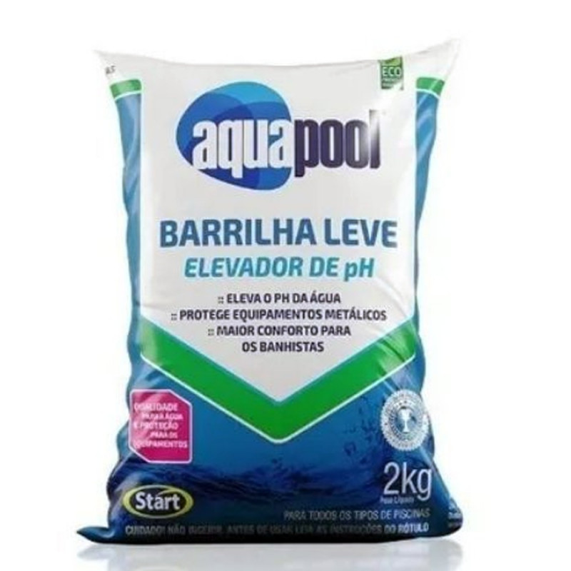 BARRILHA AQUAPOOL LEVE ELEVADOR PH GRANULADO  2Kg