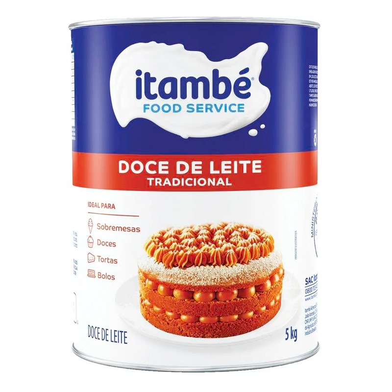 DOCE LEITE ITAMBE TRADICIONAL LATA 5Kg