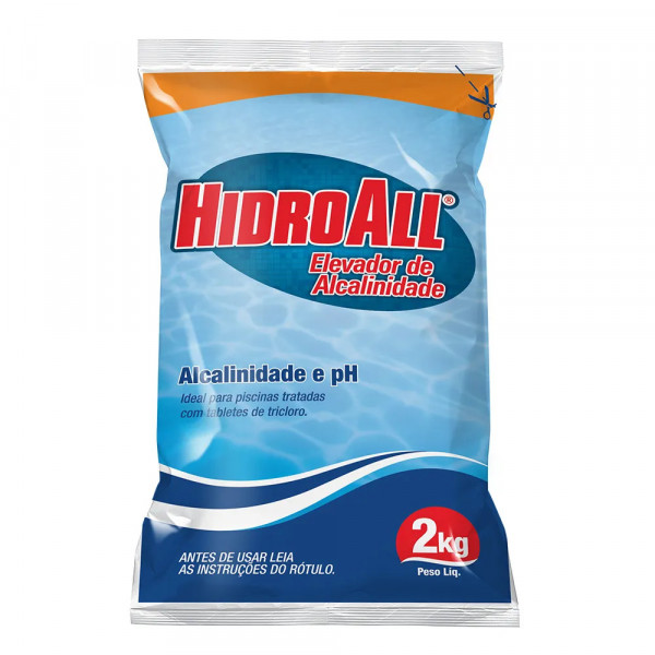 PISCINA ELEVADOR ALCALINIDADE HIDROALL  2Kg
