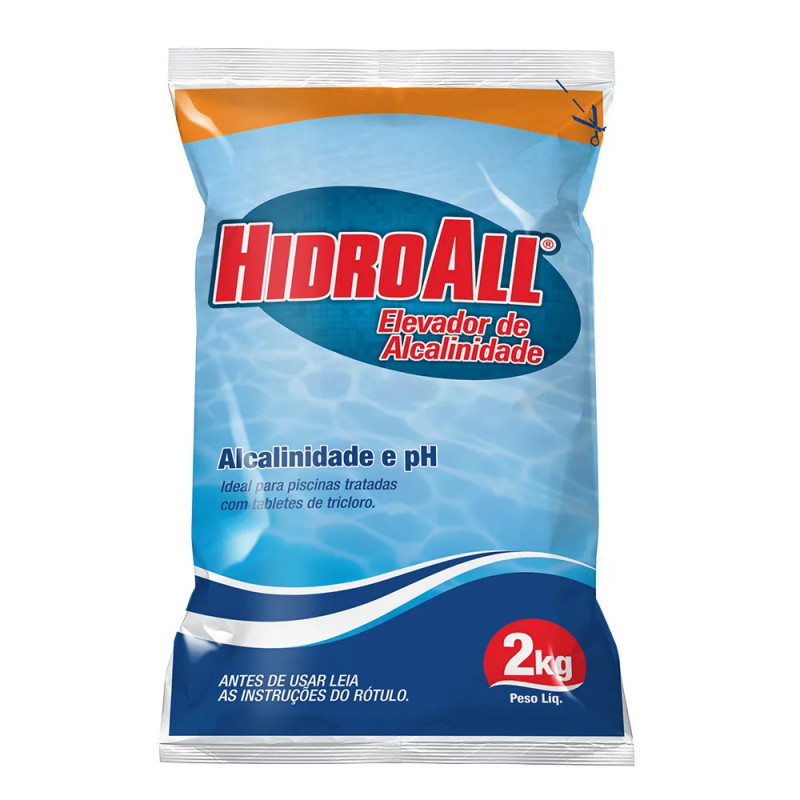 PISCINA ELEVADOR ALCALINIDADE HIDROALL  2Kg
