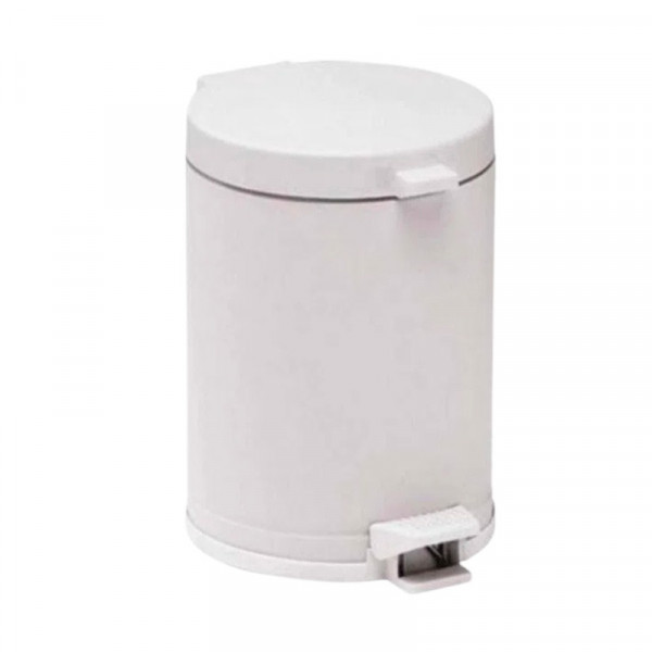 LIXEIRA VIEL METAL PEDAL CESTO BRANCA  10L REF: 3561