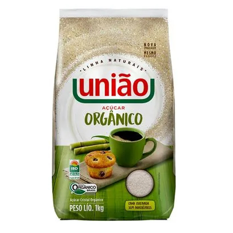 ACUCAR CRISTAL ORGANICO UNIAO  1Kg