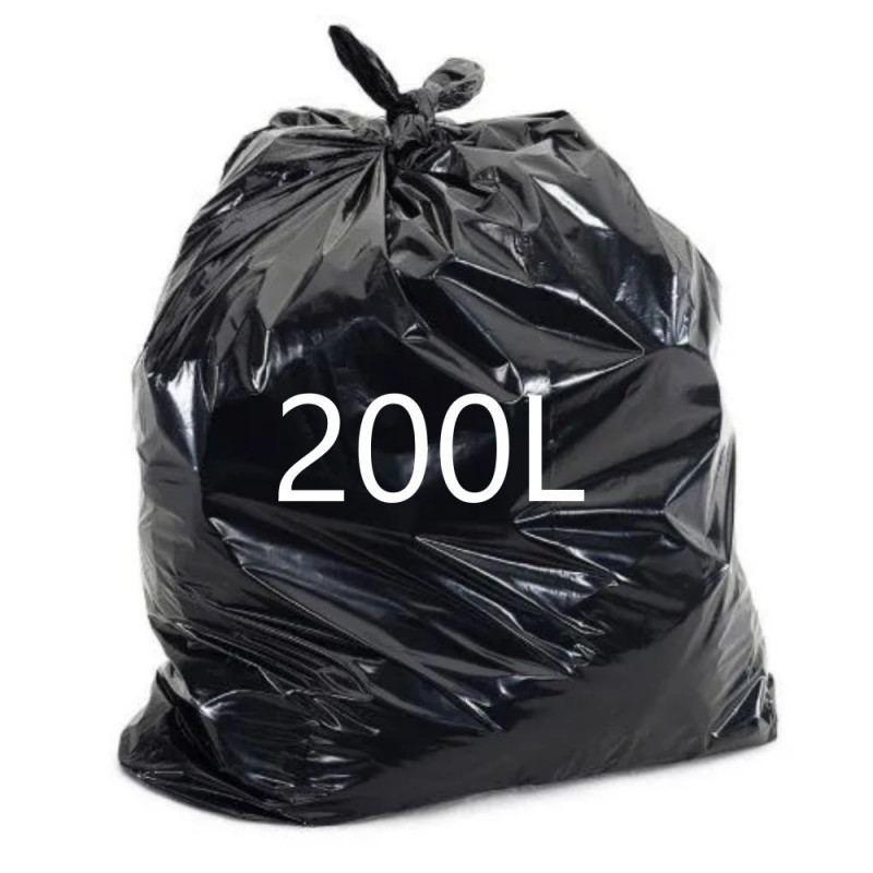 SACO LIXO 200x100Un 90x105x0 12mm PRETO