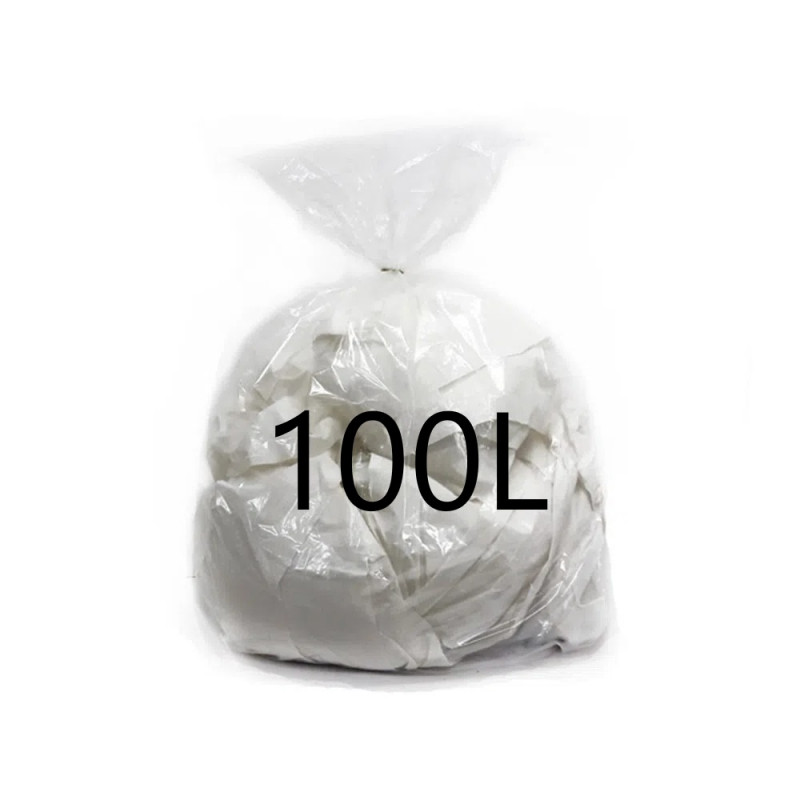 SACO LIXO 105x100Un 80x106x0 05mm TRANSPARENTE