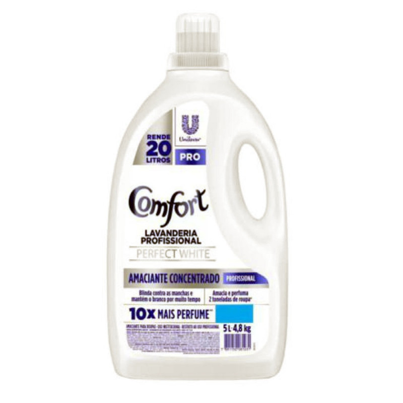 AMACIANTE CONCENTRADO COMFORT PRO WHITE BRANCO 5L