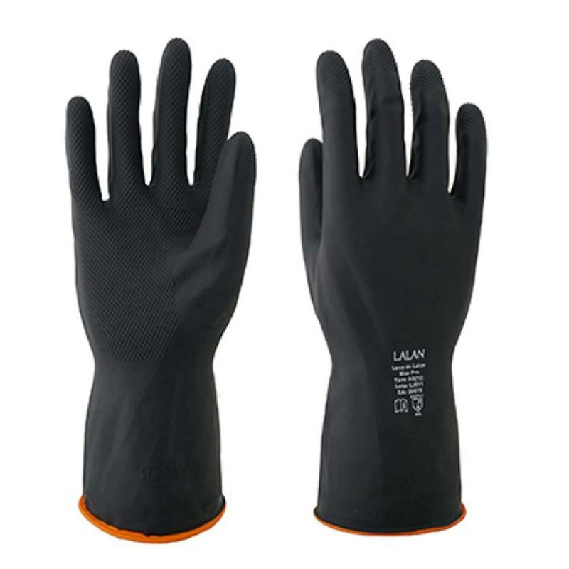 LUVA LALAN LATEX MAX PRO PRETA  G