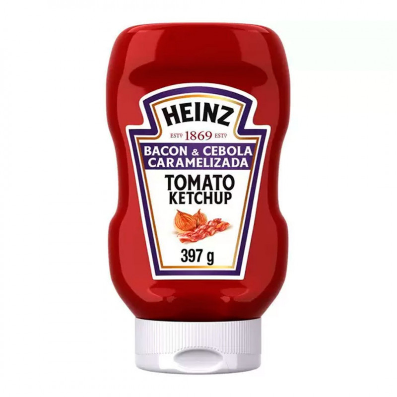 KETCHUP HEINZ BACON E CEBOLA CARAMELIZADA 397g