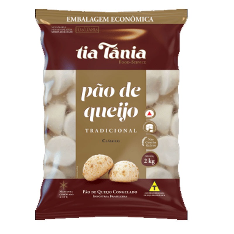PAO QUEIJO TIA TANIA TRADICIONAL  800grs