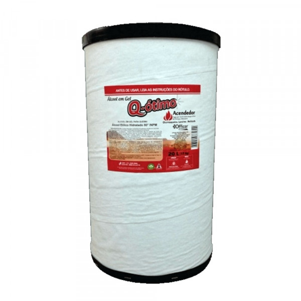 ALCOOL GEL 80° ACENDEDOR QOTIMO 20L