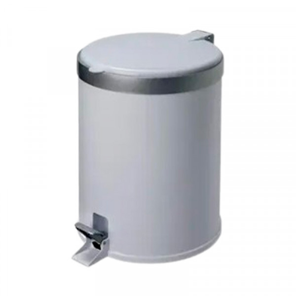 LIXEIRA PLASTICO VIEL PEDAL CESTO PRATA  12L REF: 3487