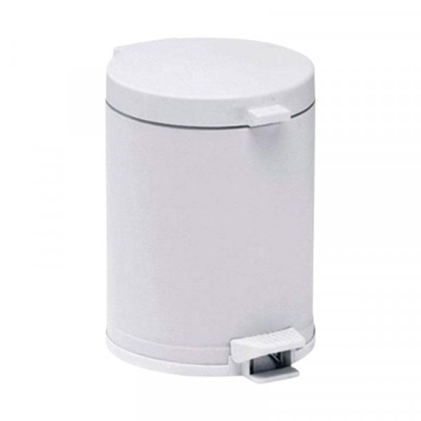 LIXEIRA VIEL METAL PEDAL CESTO BRANCA  5L REF: 3501